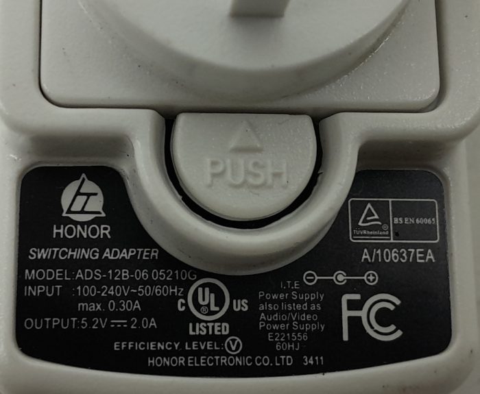 Honor Power Adapter ADS-12B-06 05210G - Image 3