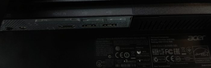 Acer All In One PC Veriton Z4810G - Core 15-4460T @ 1.90GHz - 8GB Ram - 23" - 500GB HDD - Windows 11 Pro - Image 6