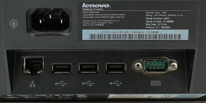 Lenovo All In One PC ThinkCentre A70Z - Core 2 Duo E7500 @ 2.93GHz - 2GB Ram - 19.5" - 320GB HDD - Windows 10 Home - Image 5