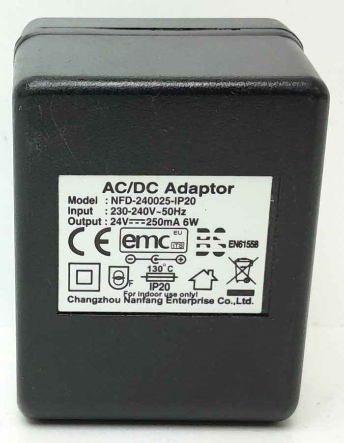 Changzhou AC DC Adaptor 24V NFD-240025-IP20 - Image 2