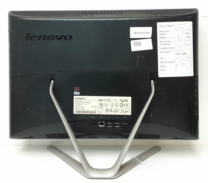 Lenovo All In One PC C440 - Pentium G2030 @ 3.00GHz - 4GB Ram - 21.5" - 500GB HDD - Windows 10 Home - Image 5