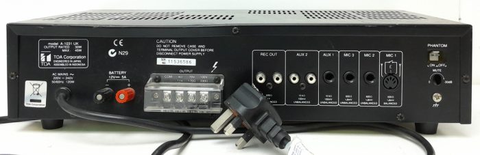 TOA PA Amplifier A-1031 - Image 4