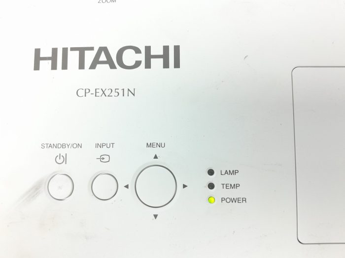 Hitachi HDMI VGA Projector with 181 Lamp Hours Used CP-EX251N - Image 7