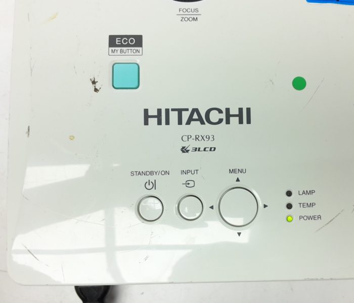 Hitachi VGA Projector with 133 Lamp Hours Used CP-RX93 - Image 7