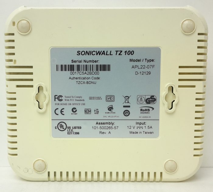 SonicWALL Network Security Firewall TZ100 (APL22-07F) - Image 3