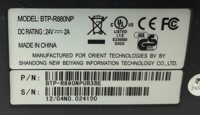 Energy Star Thermal Receipt Printer BTP-R880NP - Image 3