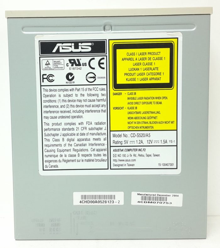 Asus CD Rom Drive QuieTrack CD-S520/A5 - Image 5