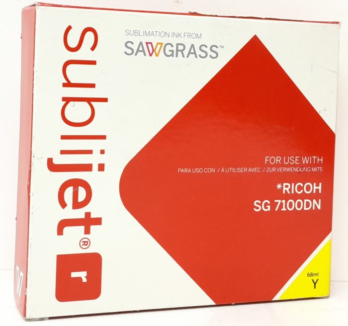 Sawgrass Yellow Ink Cartridge Sublijet RICOH SG 7100DN EXT - Expiry: Mar 31, 2018 - Image 2