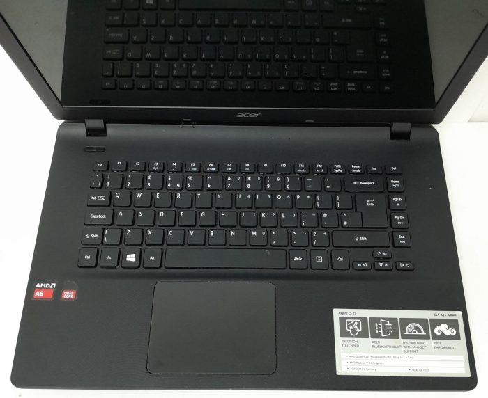 Acer Windows Laptop	ES1-520/ES1-521/ES1-522 Series N15C4 - AMD A6-6310 @ 1.8GHz - 4GB RAM - 15.6" - 1TB HDD - Windows 10 64 Home - Image 9