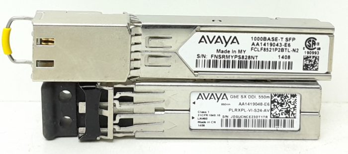 Avaya Transreceiver Modules AA1419048-E6 & AA1419043-E6  - Mixed Job Lot x2 - Image 2