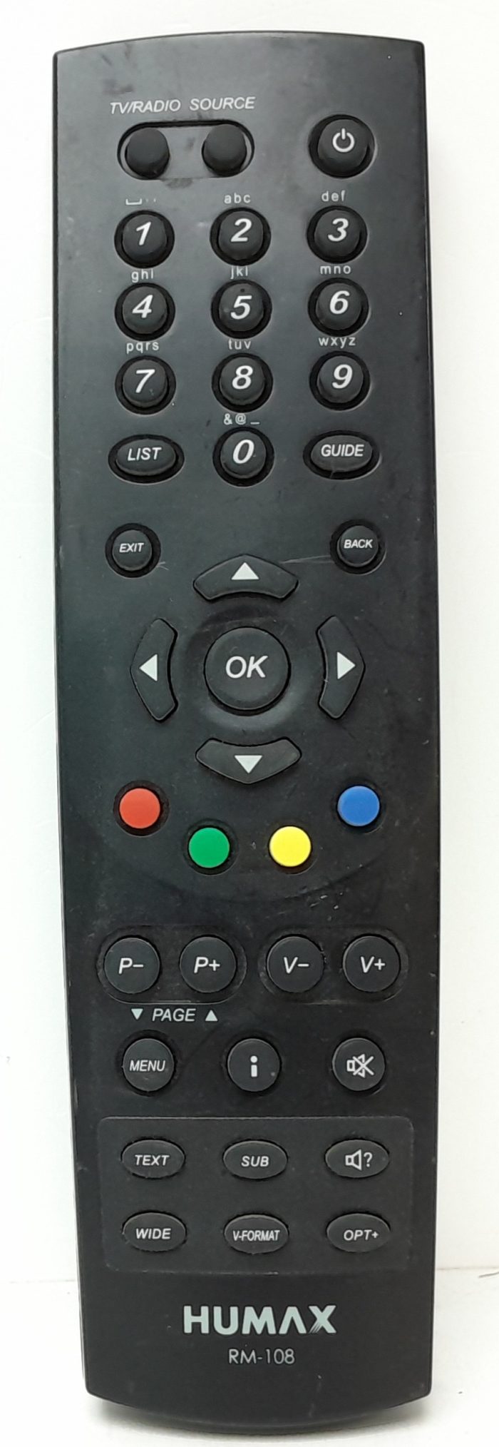 Humax Remote Control RM-108 - Image 2