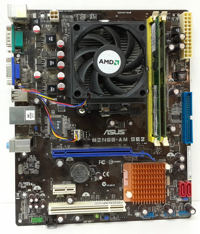 Asus Motherboard With I/O Shield M2N68-AM SE2 AM2 DDR2 MICRO ATX - Image 2