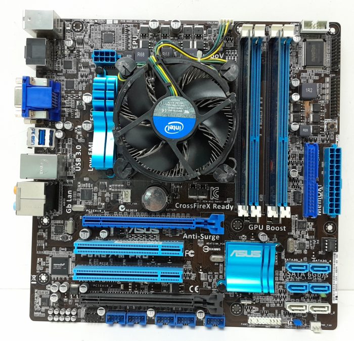 Asus Motherboard With I/O Shield P8H67-M PRO LGA1155 DDR3 MICRO ATX - Image 2