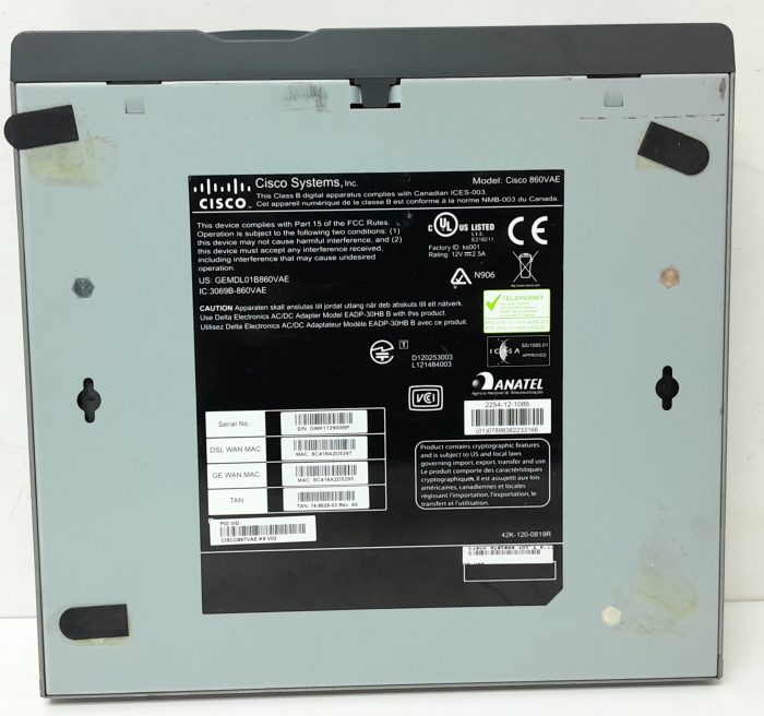 Cisco Wireless Router	Cisco 860VAE - Image 4