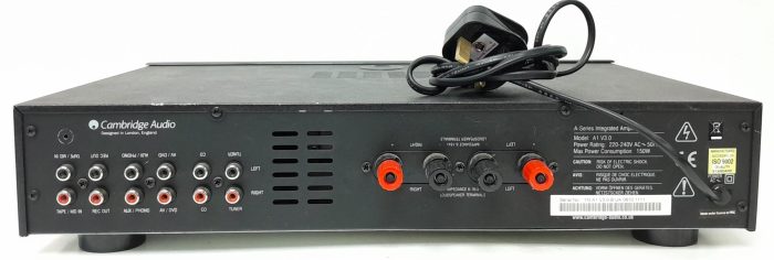 Cambridge Audio Integrated Amp A-Series Amplifier A1 V3.0 - Image 4