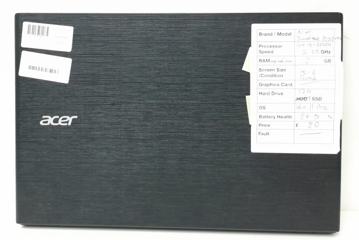 Acer Windows Laptop PC TravelMate P257 Series N15Q1 - Core i3-5005U @ 2.0GHz - 8GB RAM - 15.6" - 120GB SSD - Windows 11 Pro - Image 4