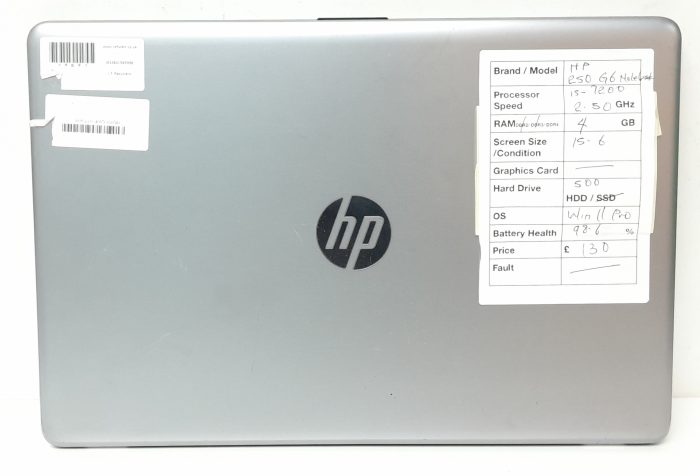 HP Windows Laptop PC 250 G6 - I5-7200 @ 2.50GHz - 4GB RAM - 15.6" - 500GB HDD - Windows 11 Pro - Image 5
