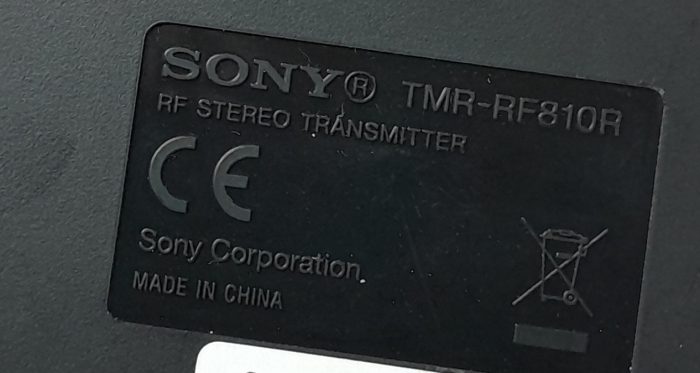 Sony Wireless TV Headphones Transmitter Only TMR-RF810R - Image 3