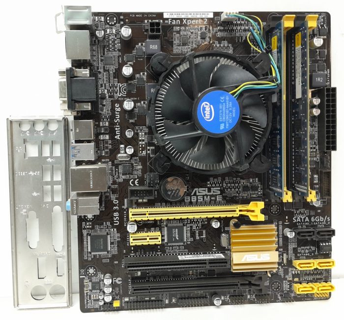 Asus Motherboard With I/O Shield B85M-E LGA1150 DDR3 MICRO ATX - Image 2