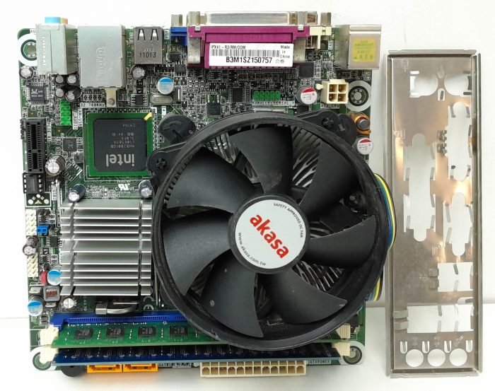 Pegatron Motherboard With I/O Shield IPX41-R3 LGA775 DDR3 MINI-ITX - Image 2