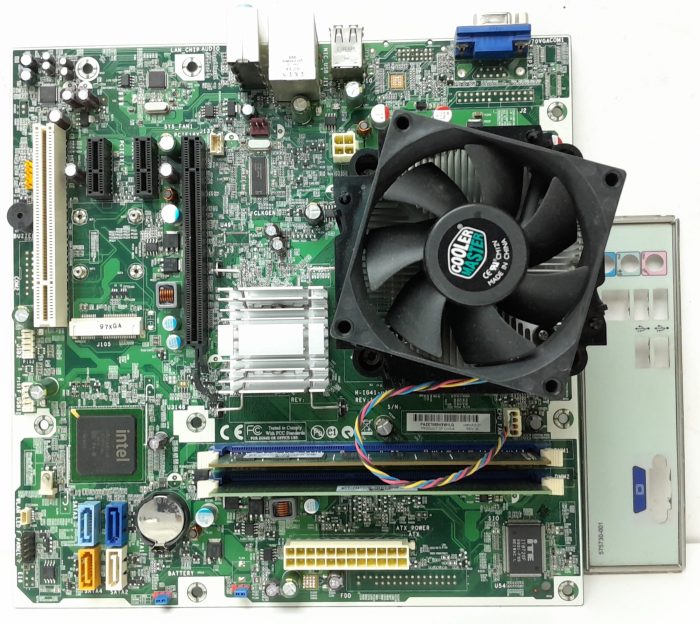 HP Motherboard With I/O Shield Compaq CQ5231UK LGA775 DDR3 MICRO ATX - Image 2