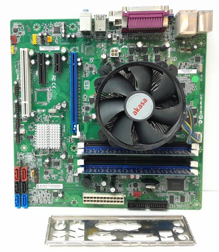 Intel Motherboard i3-2120 With I/O Shield DQ670W LGA1155 DDR3 MICRO ATX - Image 2
