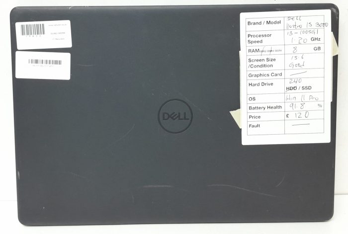 Dell Windows Laptop PC Vostro 15 3000 (3501) - i3-1005G1 @ 1.20GHz - 8GB RAM - 15.6" - 240GB SSD - Windows 11 Pro - Image 4