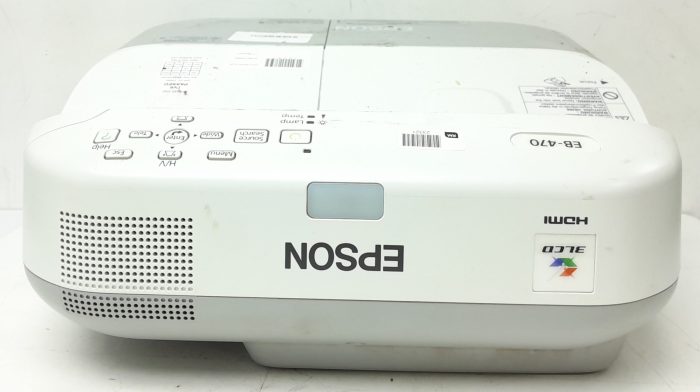 Epson HDMI VGA Projector with 1078 Lamp Hours Used EB-470 H456B - Image 6