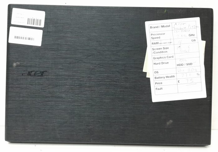 Acer Windows Laptop PC TravelMate P257 Series N15Q1 - i3-5005U @ 2.00GHz - 4GB RAM - 15.6" - 500GB HDD - Windows 11 Pro - Image 4