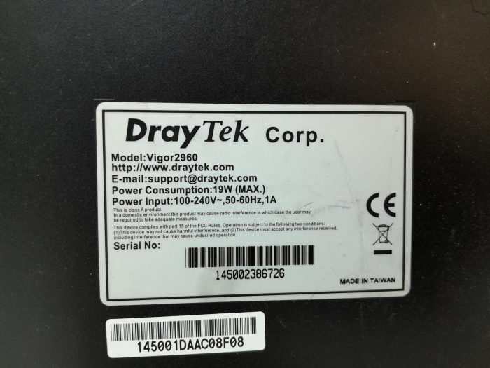 Draytek Dual-WAN Security Firewall Vigor2960 - Image 3