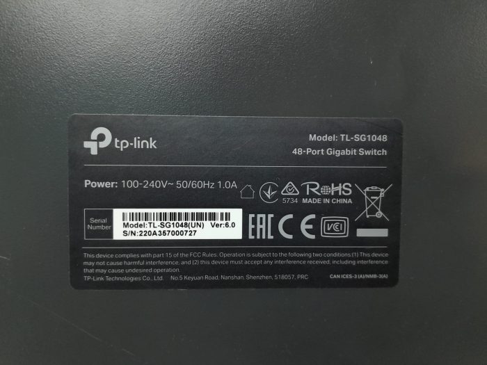TP-Link 48-Port Gigabit Switch TL-SG1048 - Image 3