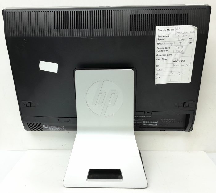 HP All In One PC Compaq Pro 6300 - i3-3220 @ 3.30GHz - 8GB Ram - 21.5" - 240GB SSD - Windows 10 Pro - Image 5
