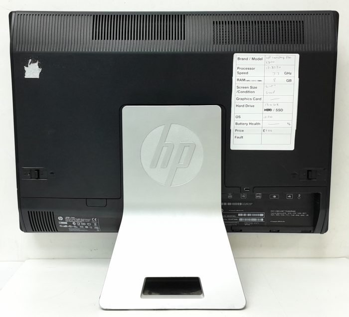 HP All In One PC Compaq Pro 6300 - i3-3220 @ 3.3GHz - 8GB Ram - 21.5" - 120GB SSD - Windows 10 Pro - Image 5