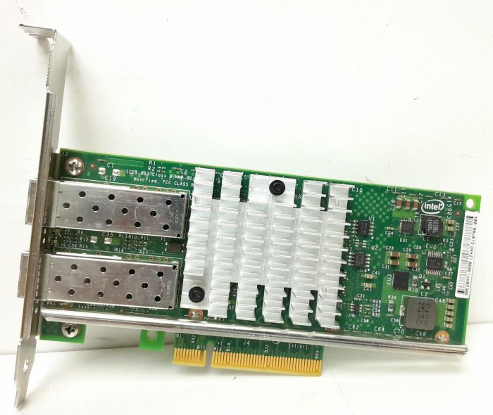Intel PCI Express Card MY-0VFVGR-12402-43H-00MY-A00 With x2 Intel FTLX8571D3BCV-IT Modules - Image 2