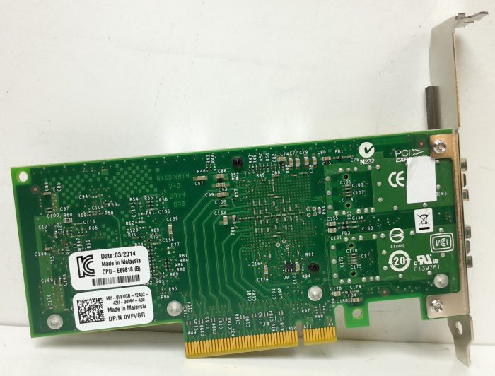 Intel PCI Express Card MY-0VFVGR-12402-43H-00MY-A00 With x2 Intel FTLX8571D3BCV-IT Modules - Image 5