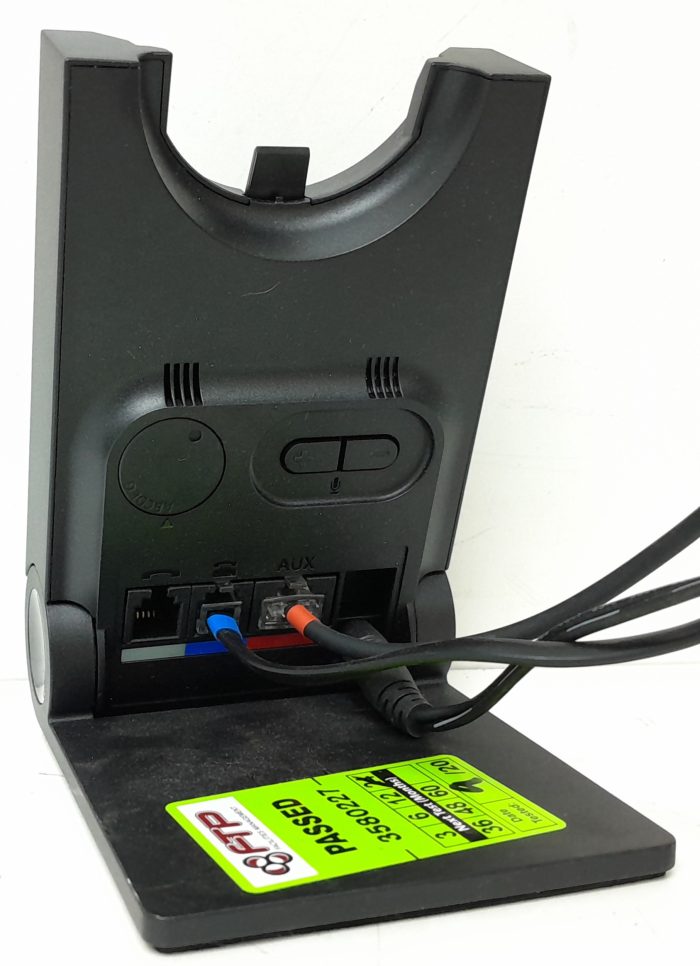 Jabra Headset Charging Base Only WHB003BS with Jabra ENC016 Aux Adapter - Image 6