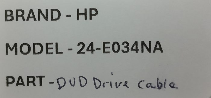 HP DVD Drive Cable All In One 24-E034NA (DDN96FCD000 3A) - Image 3