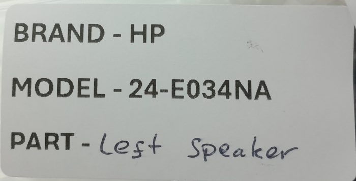 HP Left Speaker All In One 24-E034NA (35N96SATP30) - Image 3