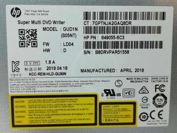 HP DVD Drive All In One 24-E034NA (GUD1N) - Image 4