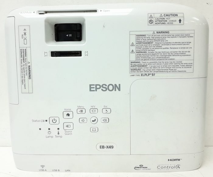 Epson HDMi VGA Projector EB-X49 H982B - Image 5
