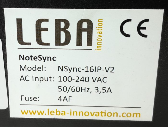 Leba Innovation Charge and Sync 16 Port USB Hub Extension Notesync NSync-16IP-V2 - Image 3