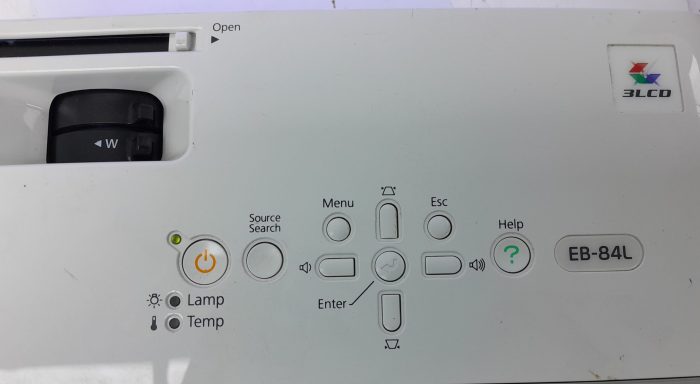 Epson VGA Projector with 369 Lamp Hours Used EB-84L H370B - Image 7