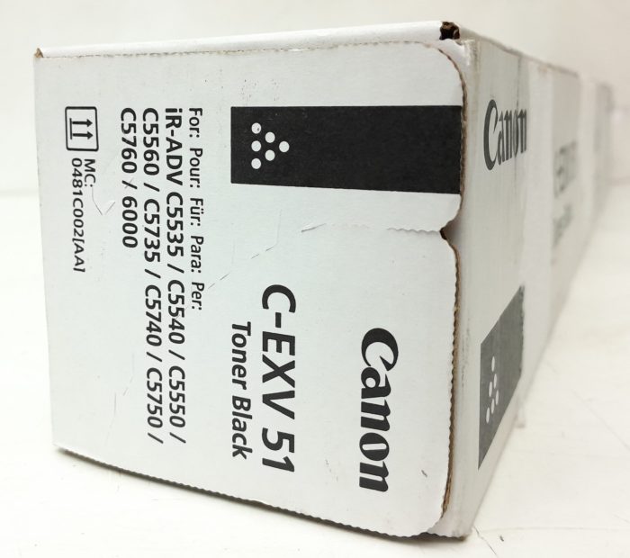 Canon Black Toner Cartridge C-EXV 51 TONER BLACK - Image 5