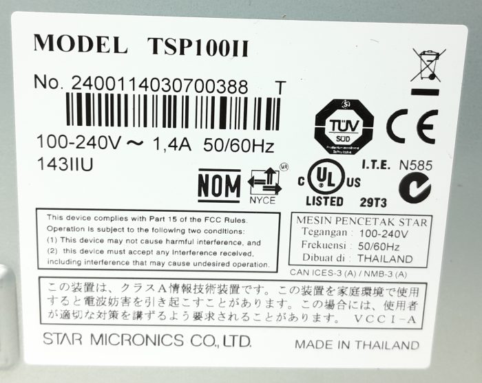 Star Label Printer TSP100II - Joblot x5 - Image 3