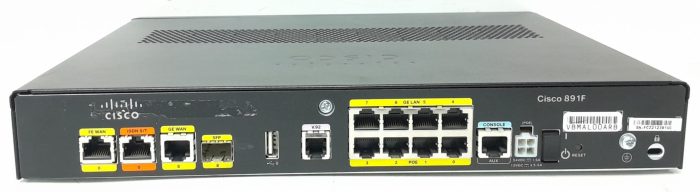 Cisco Service Router	Cisco C891F - Image 4