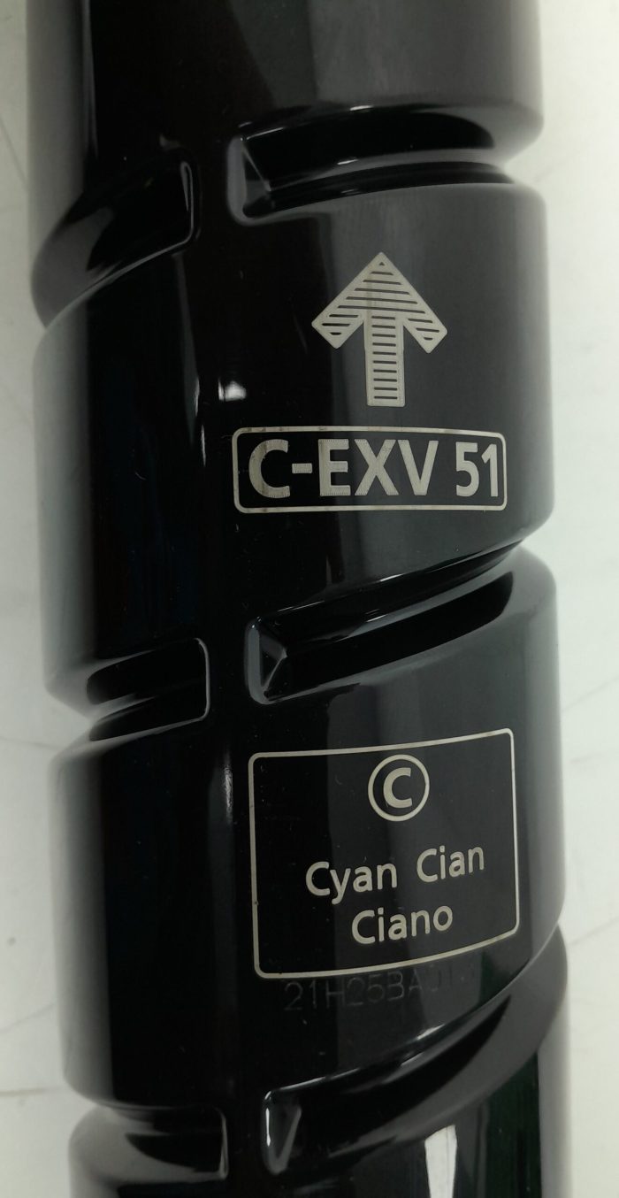 Canon Cyan Toner Cartridge C-EXV 51 TONER CYAN - Image 3