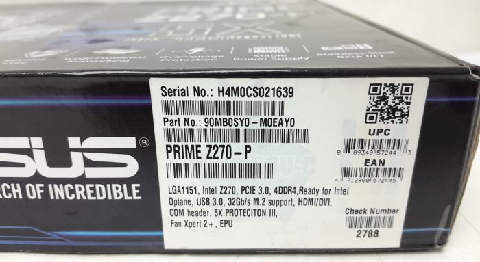 Asus Motherboard PRIME Z270-P 1151 Socket - Image 3