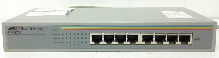 Allied Telesyn Ethernet Network Switch 8-Port AT-FS708 - Image 2