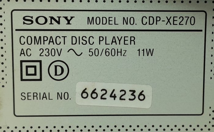Sony DVD Player CDP-XE270 - Image 3