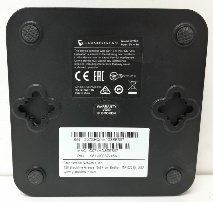 GrandStream Analogue Telephone Adaptor HT802 - Image 3